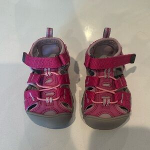 Keen Pink and Gray Water Sandals